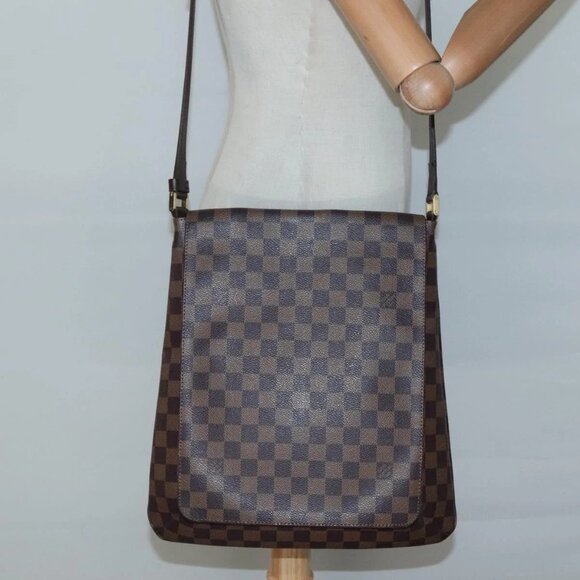 LOUIS VUITTON Damier Ebene Musette Shoulder Bag - Picture 1 of 15